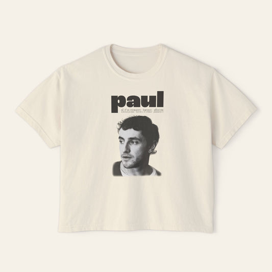 Paul Mescal Cropped Boxy