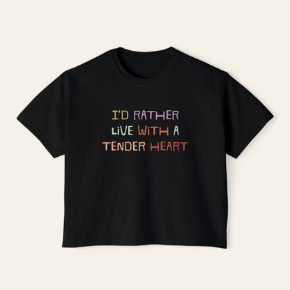 Jenny Slate Quote- Boxy Cropped Tee