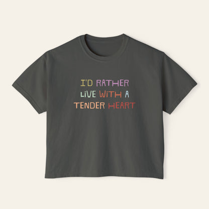 Jenny Slate Quote- Boxy Cropped Tee