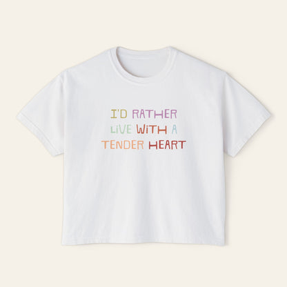 Jenny Slate Quote- Boxy Cropped Tee