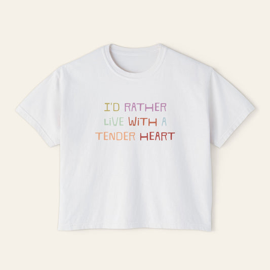 Jenny Slate Quote- Boxy Cropped Tee