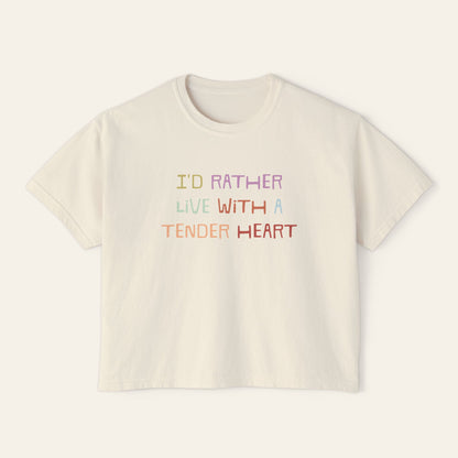 Jenny Slate Quote- Boxy Cropped Tee