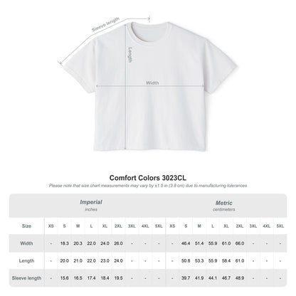 Jenny Slate Quote- Boxy Cropped Tee