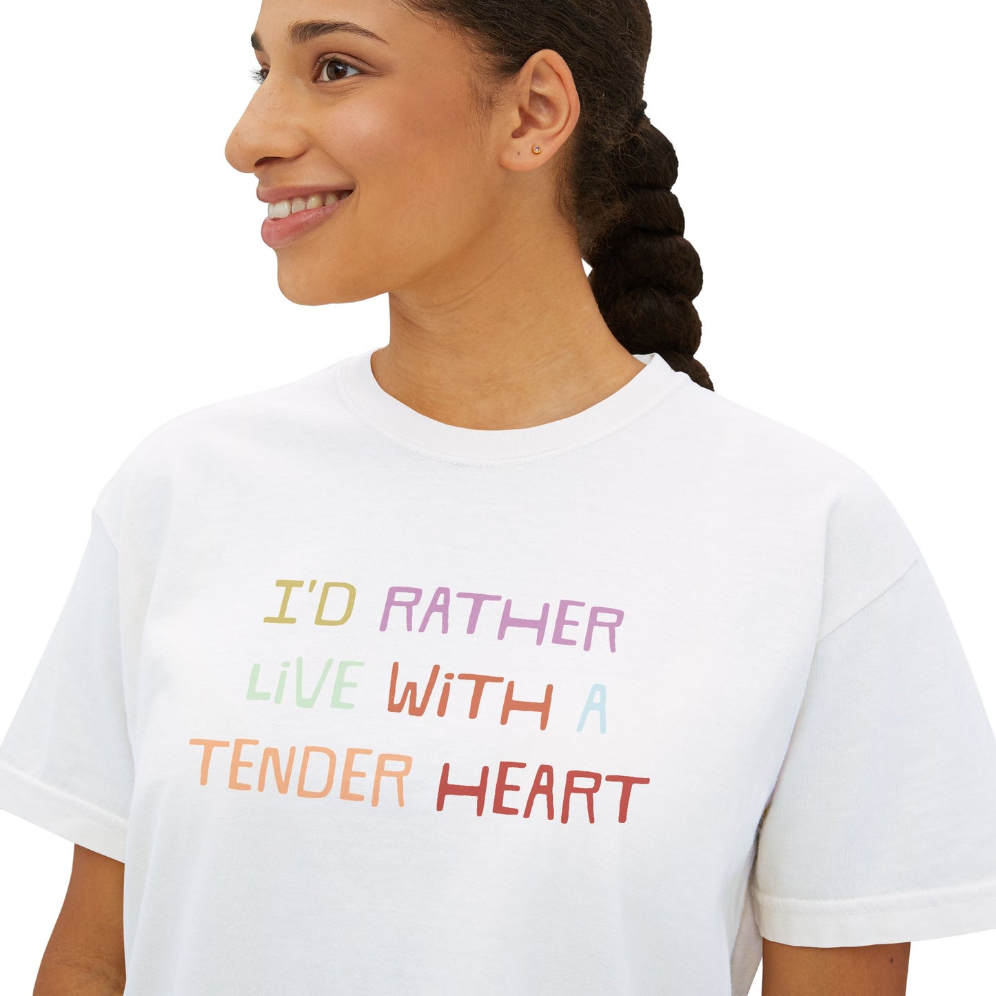 Jenny Slate Quote- Boxy Cropped Tee